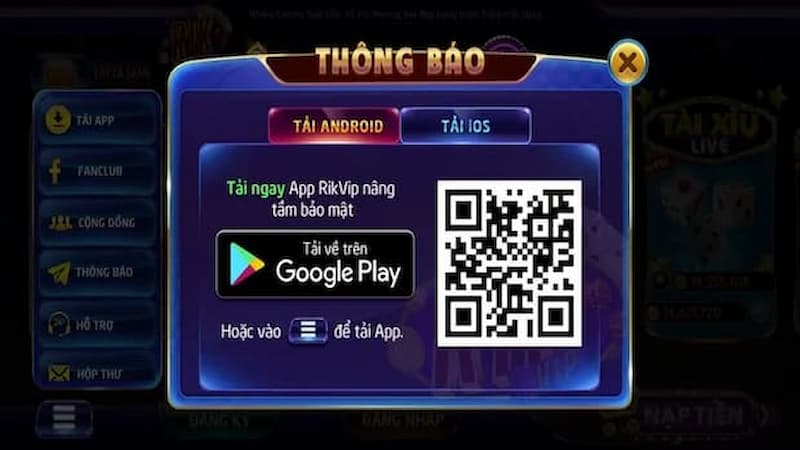 Hướng dẫn tải app Rikvip bằng trình duyệt web